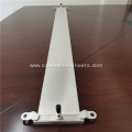 Aluminum alloy serpentine tube with inlet and outlet